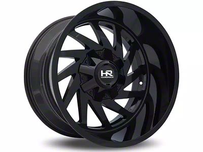 Hardrock Offroad Crusher Gloss Black 8-Lug Wheel; 20x12; -44mm Offset (23-25 F-250 Super Duty)