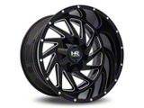 Hardrock Offroad Crusher Gloss Black Milled 6-Lug Wheel; 20x10; -19mm Offset (24-26 Ranger)