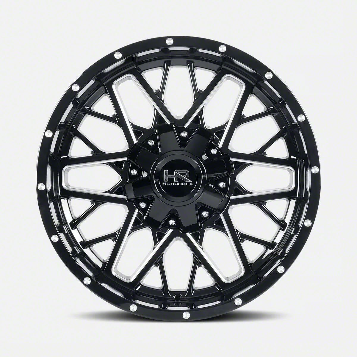 Hardrock Offroad RAM 1500 Bomber Gloss Black Milled 5-Lug Wheel