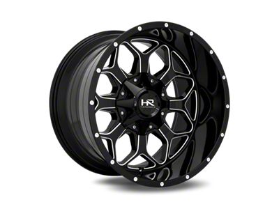 Hardrock Offroad Devastator Gloss Black 5-Lug Wheel; 20x12; -51mm Offset (94-01 RAM 1500)
