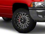 Hardrock Offroad Overdrive Gloss Black Milled 5-Lug Wheel; 20x12; -51mm Offset (94-01 RAM 1500)