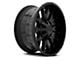 Hardrock Offroad Affliction Gloss Black 6-Lug Wheel; 20x12; -44mm Offset (99-06 Silverado 1500)