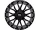 Hardrock Offroad Affliction Gloss Black Milled 6-Lug Wheel; 20x9; 0mm Offset (99-06 Silverado 1500)