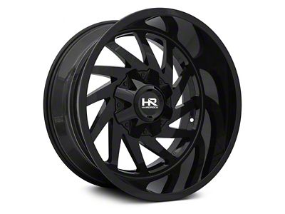 Hardrock Offroad Crusher Gloss Black 6-Lug Wheel; 20x9; 0mm Offset (99-06 Silverado 1500)