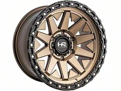 Hardrock Offroad H106 Matte Bronze 6-Lug Wheel; 17x9; -12mm Offset (99-06 Silverado 1500)