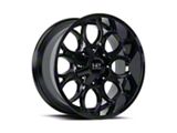 Hardrock Offroad Horseshoe Gloss Black 6-Lug Wheel; 20x9; 0mm Offset (99-06 Silverado 1500)