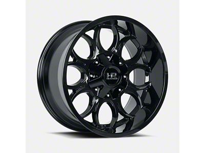 Hardrock Offroad Horseshoe Gloss Black 6-Lug Wheel; 20x9; 0mm Offset (99-06 Silverado 1500)