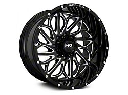 Hardrock Offroad BlackTop Xposed Gloss Black Milled 6-Lug Wheel; 20x12; -44mm Offset (23-26 Canyon)