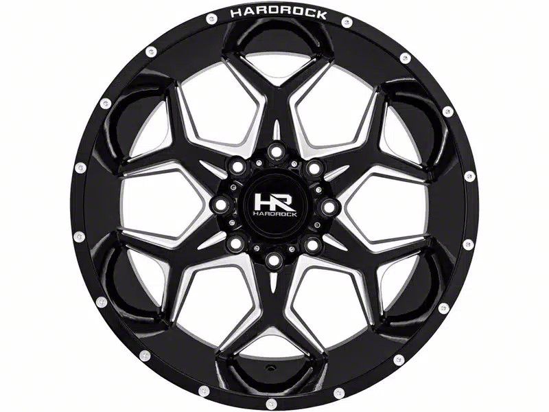Hardrock Offroad Canyon Reckless Xposed Gloss Black Milled 6-Lug