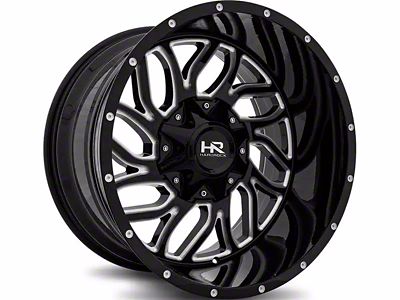 Hardrock Offroad Destroyer Gloss Black Milled 6-Lug Wheel; 20x9; 0mm Offset (23-25 Colorado)