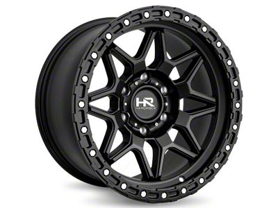 Hardrock Offroad H105 Matte Black 6-Lug Wheel; 17x9; -12mm Offset (23-25 Colorado)