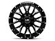 Hardrock Offroad Affliction Gloss Black Milled 5-Lug Wheel; 20x12; -44mm Offset (05-11 Dakota)