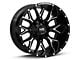 Hardrock Offroad Affliction Gloss Black Milled 5-Lug Wheel; 20x9; 0mm Offset (05-11 Dakota)
