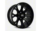 Hardrock Offroad Bloodshot Xposed Gloss Black 5-Lug Wheel; 22x12; -51mm Offset (05-11 Dakota)
