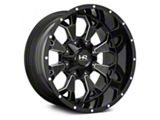 Hardrock Offroad Devastator Gloss Black Milled 5-Lug Wheel; 20x10; -19mm Offset (05-11 Dakota)