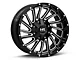 Hardrock Offroad Overdrive Gloss Black Milled 5-Lug Wheel; 20x10; -19mm Offset (05-11 Dakota)