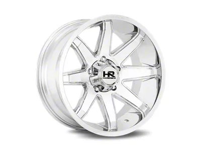 Hardrock Offroad Bones Xposed Gloss Black Milled 6-Lug Wheel; 24x14; -76mm Offset (21-25 F-150)