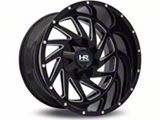 Hardrock Offroad Crusher Gloss Black Milled 6-Lug Wheel; 20x10; -19mm Offset (21-26 F-150)