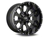 Hardrock Offroad Devastator Gloss Black Milled 6-Lug Wheel; 20x10; -19mm Offset (21-25 F-150)
