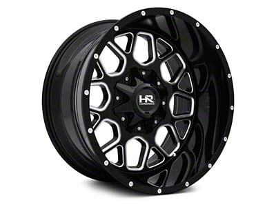 Hardrock Offroad Gunner Gloss Black 6-Lug Wheel; 20x12; -44mm Offset (21-25 F-150)
