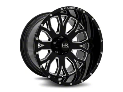 Hardrock Offroad Spine Xposed Chrome 6-Lug Wheel; 24x12; -44mm Offset (21-25 F-150)