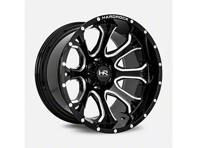 Hardrock Offroad BloodShot Xposed Chrome 8-Lug Wheel; 24x14; -76mm Offset (23-25 F-250 Super Duty)
