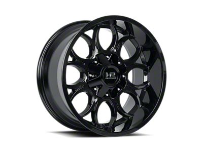 Hardrock Offroad Devastator Gloss Black 8-Lug Wheel; 22x10; -25mm Offset (23-25 F-250 Super Duty)
