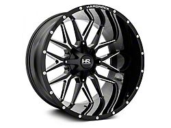 Hardrock Offroad Affliction Gloss Black Milled 8-Lug Wheel; 20x12; -44mm Offset (11-16 F-350 Super Duty SRW)