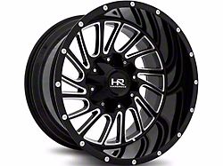 Hardrock Offroad Overdrive Gloss Black Milled 8-Lug Wheel; 20x10; -19mm Offset (17-22 F-350 Super Duty SRW)