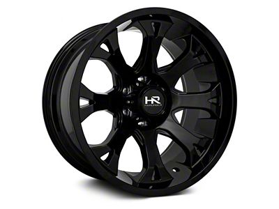 Hardrock Offroad Bloodshot Xposed Gloss Black 6-Lug Wheel; 24x14; -76mm Offset (19-25 RAM 1500)