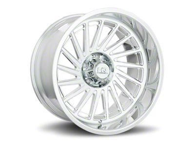Hardrock Offroad Bomber Gloss Black Milled 5-Lug Wheel; 20x10; -19mm Offset (02-08 RAM 1500, Excluding Mega Cab)