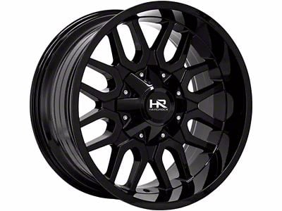 Hardrock Offroad Commander Gloss Black 6-Lug Wheel; 20x10; -19mm Offset (19-25 RAM 1500)