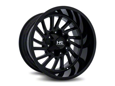 Hardrock Offroad Destroyer Gloss Black Milled 5-Lug Wheel; 20x12; -51mm Offset (02-08 RAM 1500, Excluding Mega Cab)