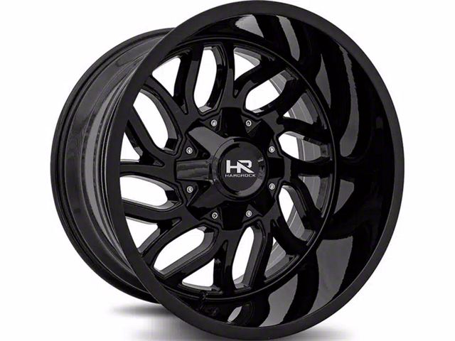 Hardrock Offroad Destroyer Gloss Black 6-Lug Wheel; 20x10; -19mm Offset (19-24 RAM 1500)