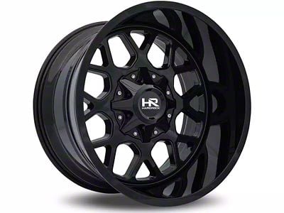 Hardrock Offroad Gunner Gloss Black 5-Lug Wheel; 20x9; 0mm Offset (09-18 RAM 1500)