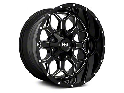 Hardrock Offroad Indestructible Gloss Black Milled 5-Lug Wheel; 20x12; -51mm Offset (09-18 RAM 1500)