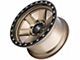 Hardrock Offroad H104 Matte Bronze 6-Lug Wheel; 17x9; 1mm Offset (19-23 Ranger)