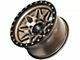 Hardrock Offroad H105 Matte Bronze 6-Lug Wheel; 17x9; -12mm Offset (19-23 Ranger)