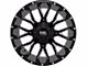 Hardrock Offroad H700 Affliction Gloss Black Milled 6-Lug Wheel; 20x9; 0mm Offset (14-18 Sierra 1500)