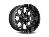 Hardrock Offroad Commander Gloss Black 8-Lug Wheel; 22x10; -25mm Offset (01-06 Sierra 3500 HD SRW)