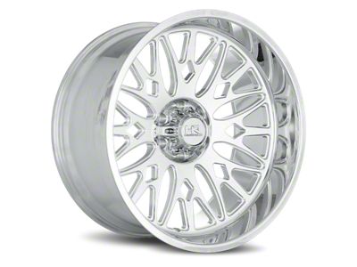 Hardrock Offroad Bomber Gloss Black Milled 6-Lug Wheel; 20x9; 20mm Offset (19-26 Silverado 1500)