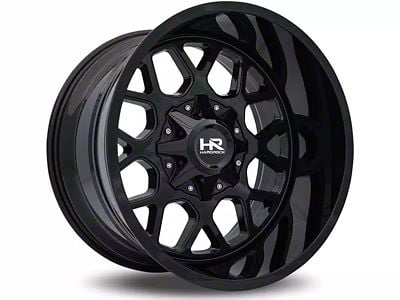Hardrock Offroad Gunner Gloss Black 6-Lug Wheel; 20x10; -19mm Offset (19-25 Silverado 1500)