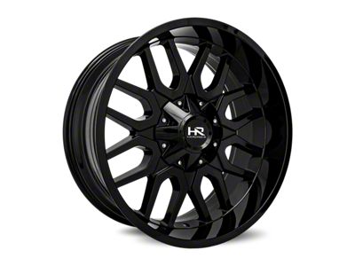 Hardrock Offroad H708 Gloss Black 6-Lug Wheel; 20x9; 0mm Offset (19-26 Silverado 1500)