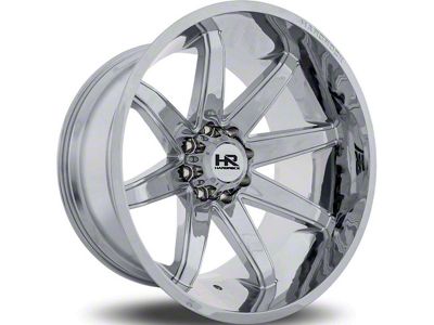 Hardrock Offroad PainKiller Xposed Chrome 8-Lug Wheel; 20x10; -19mm Offset (20-24 Silverado 2500 HD)