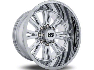 Hardrock Offroad Spine Xposed Chrome 8-Lug Wheel; 20x9; 0mm Offset (20-24 Silverado 2500 HD)