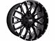 Hardrock Offroad Affliction Gloss Black Milled 6-Lug Wheel; 20x10; -19mm Offset (21-24 Tahoe)