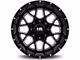 Hardrock Offroad Gunner Gloss Black Milled 6-Lug Wheel; 20x10; -19mm Offset (21-24 Tahoe)