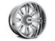 Hardrock Offroad Spine Xposed Chrome 6-Lug Wheel; 22x12; -44mm Offset (21-24 Tahoe)