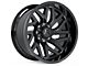 Hartes Metal Stealth Gloss Black Milled with Satin Dark Tint 6-Lug Wheel; Right Directional; 20x10; -18mm Offset (07-14 Tahoe)