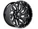 Hartes Metal Stealth Gloss Black Milled 6-Lug Wheel; 22x12; -44mm Offset (07-14 Tahoe)